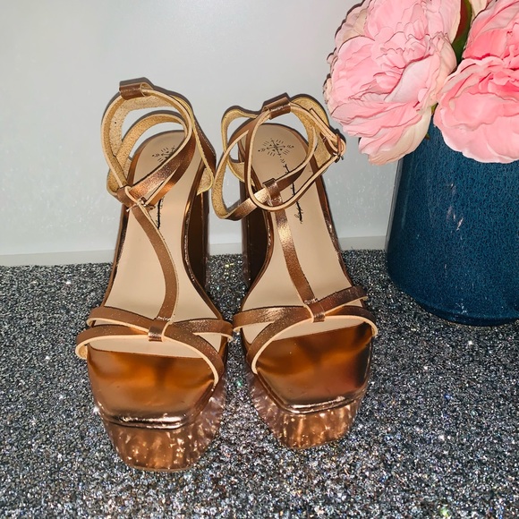 Free people copper platform shoe size 7 new 🌟🌟🌟 - Picture 7 of 12